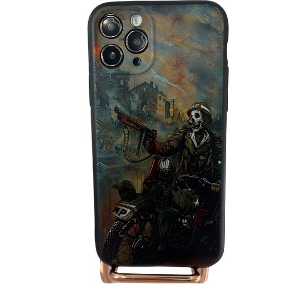 Unlock Your Edgy Side W Strangethings Resale's Skeleton iPhone 11 Pro Case! 🖤‎ - Picture 1 of 3